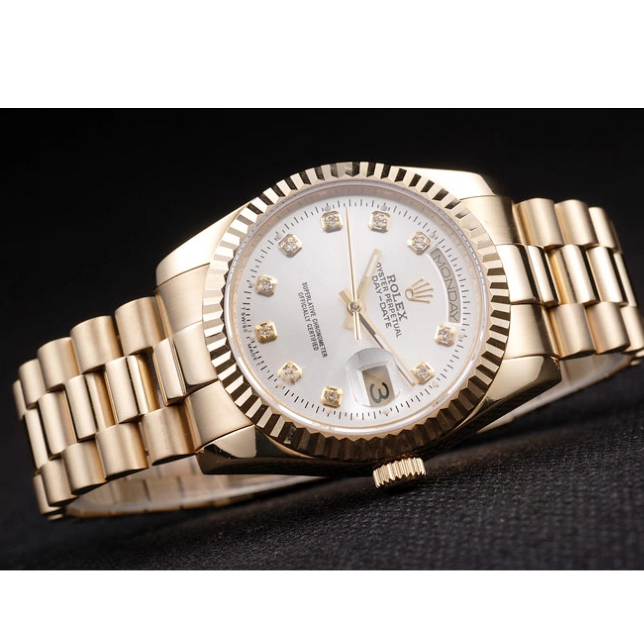 Aaa fake watches Rolex Day-Date Swiss Mechanism-srl72 0701